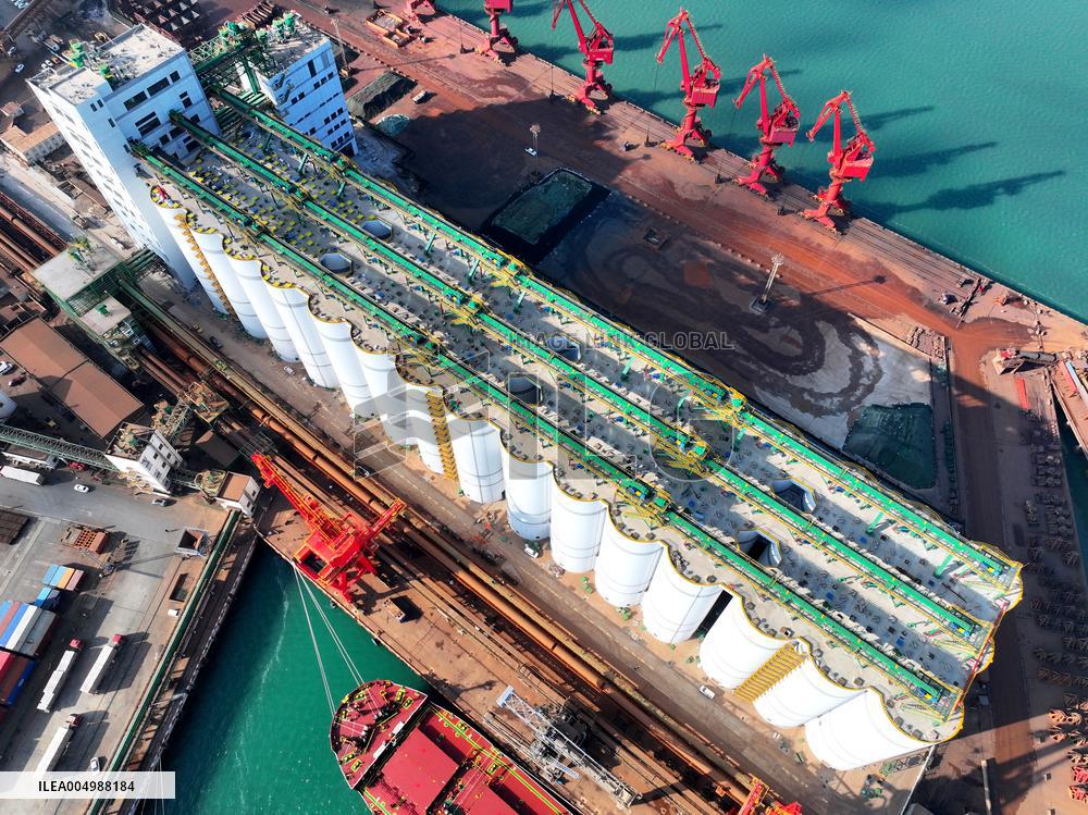 Offshore Grain Warehouse Construction in Lianyungang