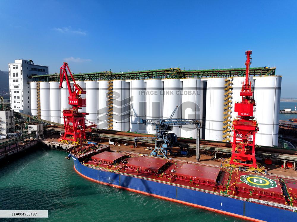 Offshore Grain Warehouse Construction in Lianyungang