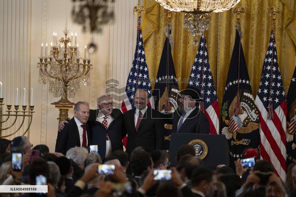 Trump Hosts a Hanukkah Reception - Washington