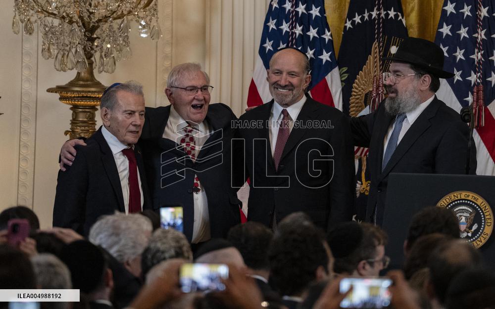 Trump Hosts a Hanukkah Reception - Washington