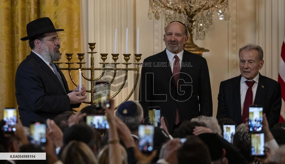 Trump Hosts a Hanukkah Reception - Washington