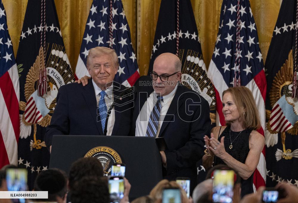 Trump Hosts a Hanukkah Reception - Washington