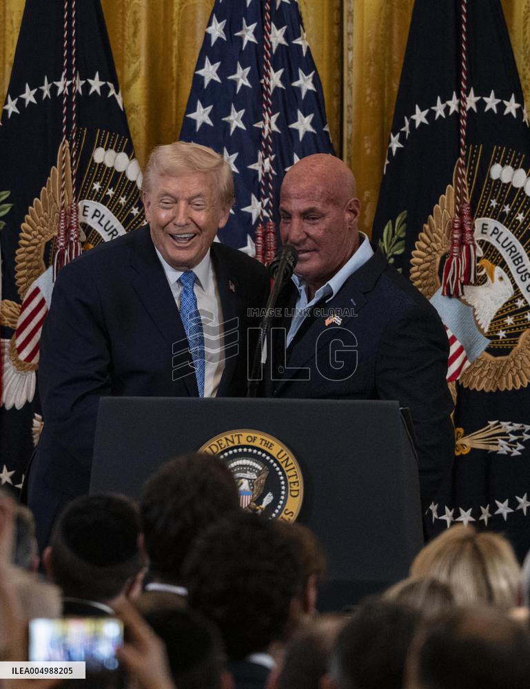 Trump Hosts a Hanukkah Reception - Washington