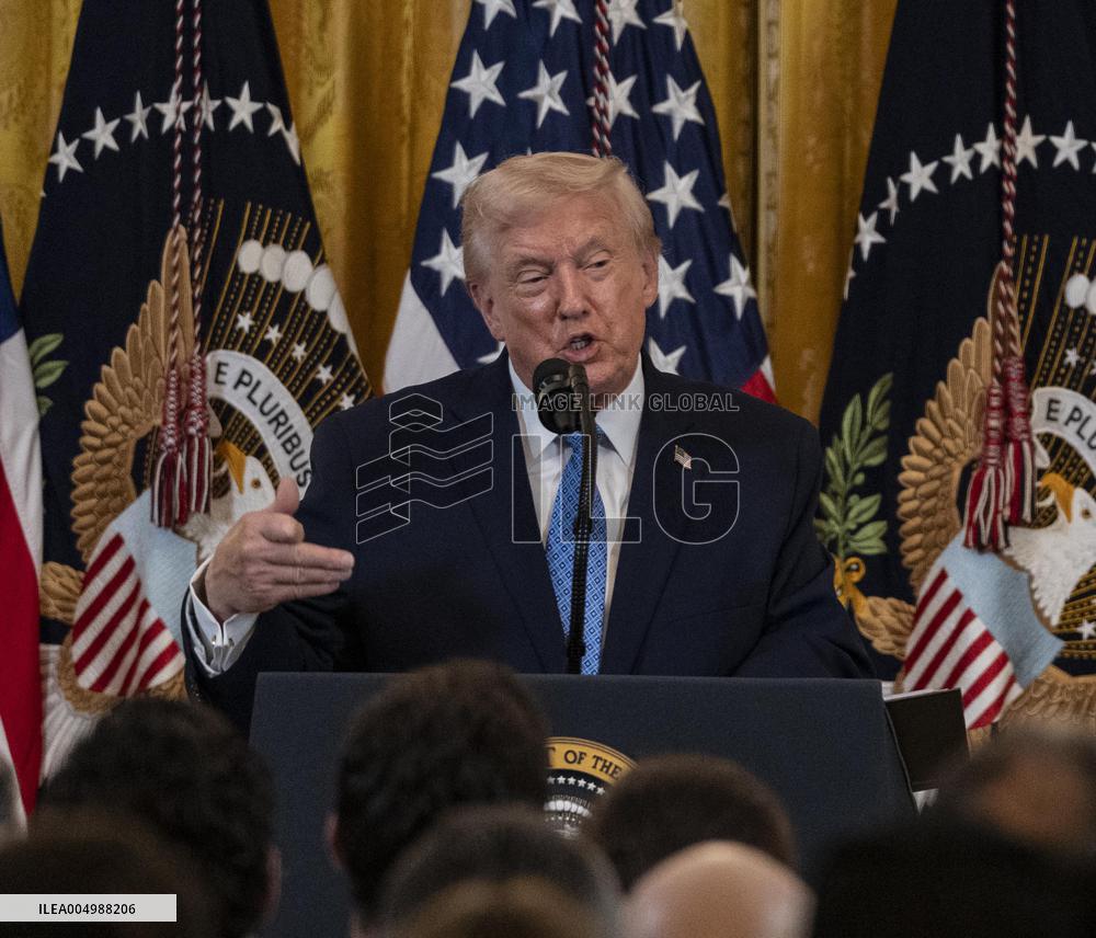 Trump Hosts a Hanukkah Reception - Washington