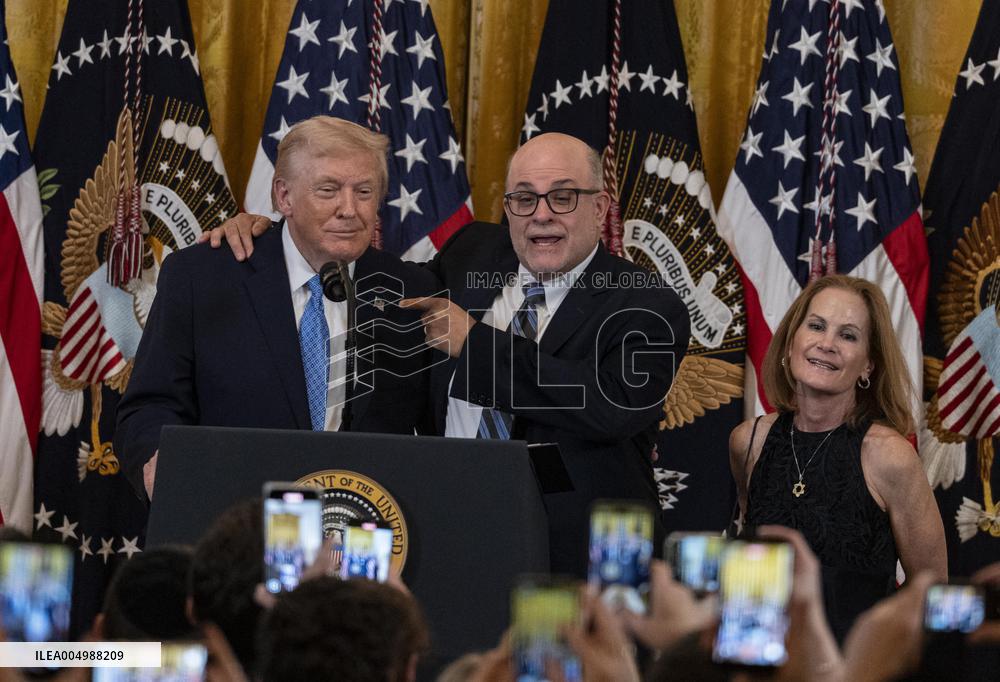 Trump Hosts a Hanukkah Reception - Washington