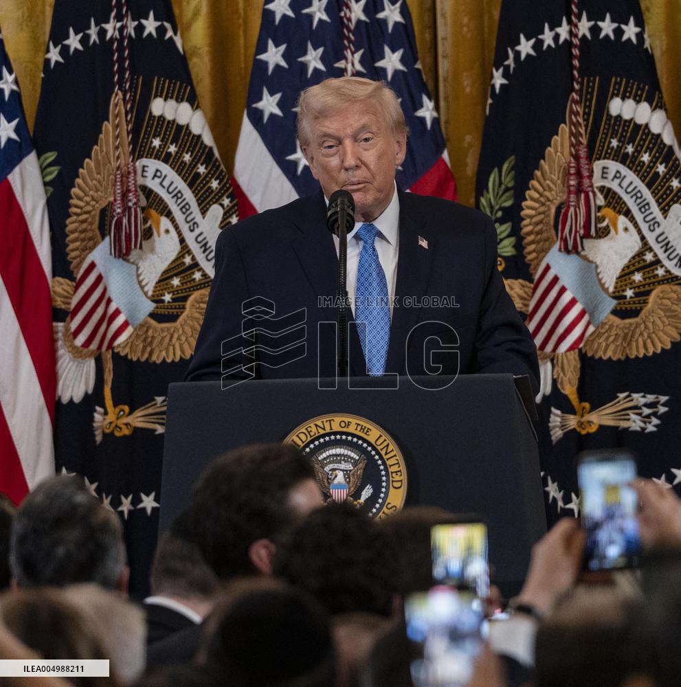 Trump Hosts a Hanukkah Reception - Washington