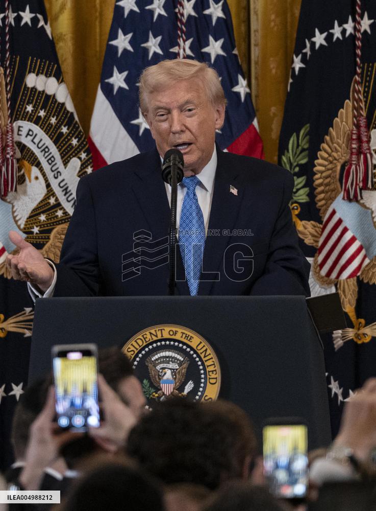 Trump Hosts a Hanukkah Reception - Washington