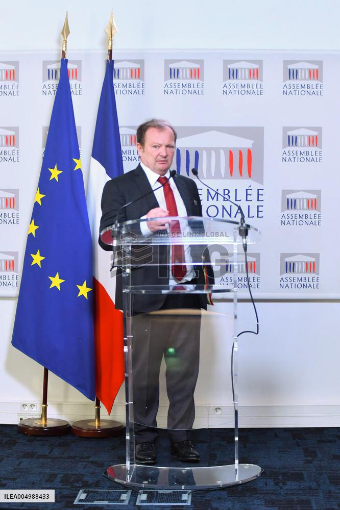 Weekly Press Conference Of Parliamentary Groups - Paris