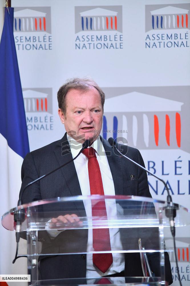 Weekly Press Conference Of Parliamentary Groups - Paris