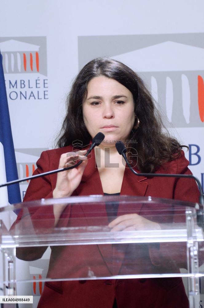Weekly Press Conference Of Parliamentary Groups - Paris