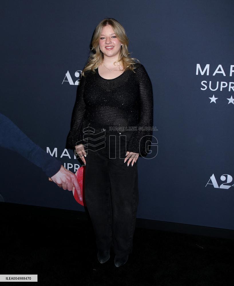 'Marty Supreme' New York Premiere