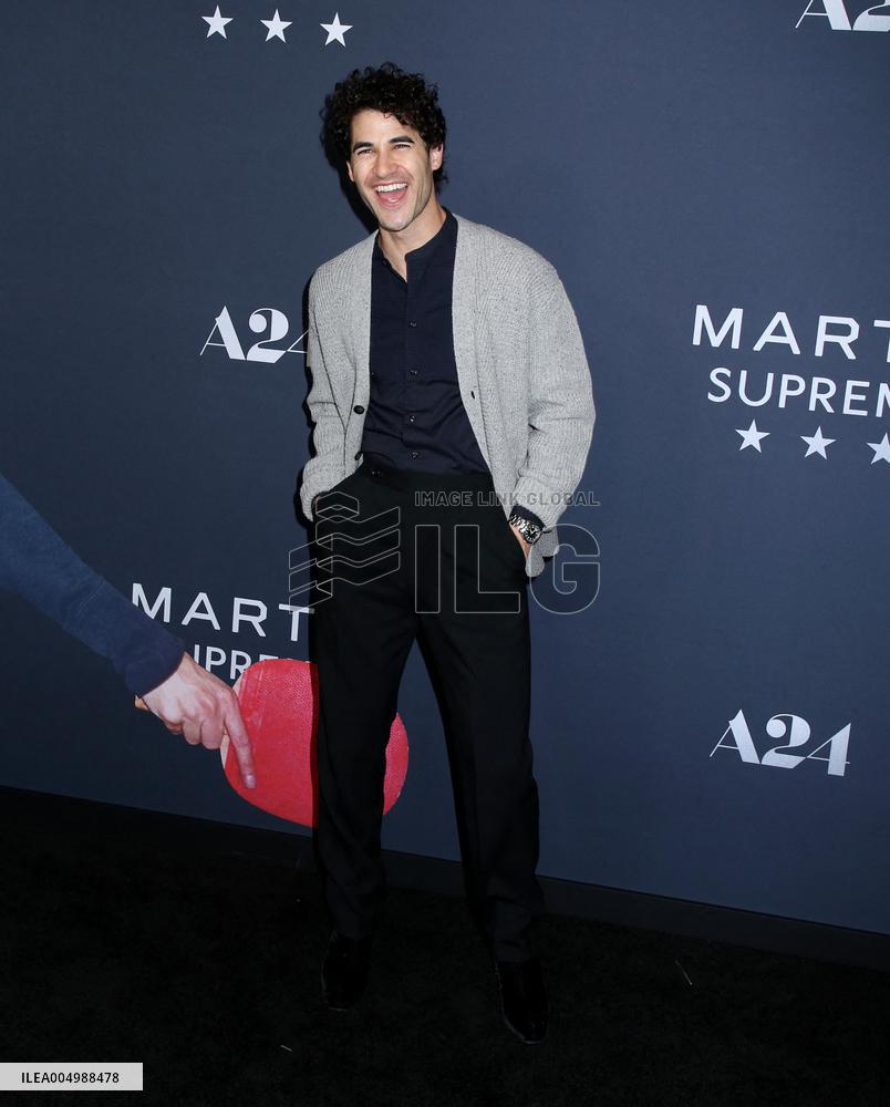 'Marty Supreme' New York Premiere