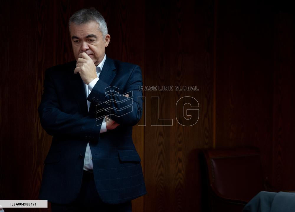 Cerdán Appears Before Senate Koldo Commission - Madrid