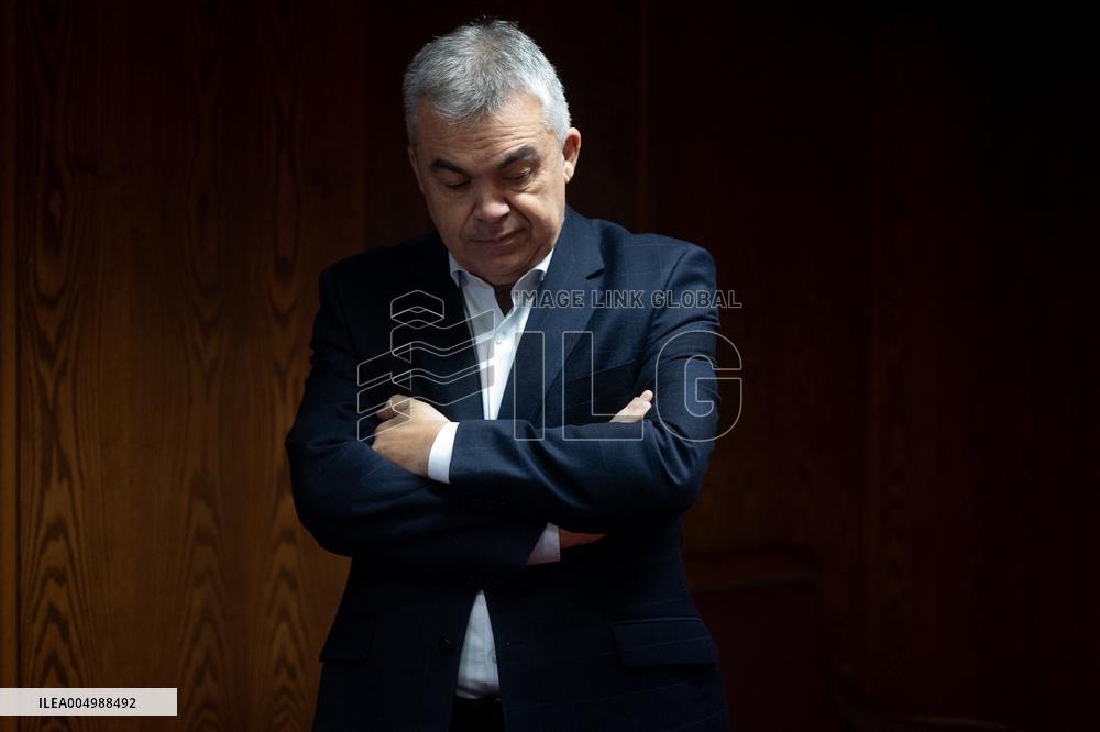 Cerdán Appears Before Senate Koldo Commission - Madrid