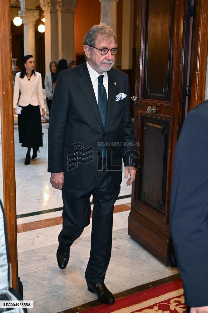 Queen Letizia At FundeuRAE Anniversary - Madrid