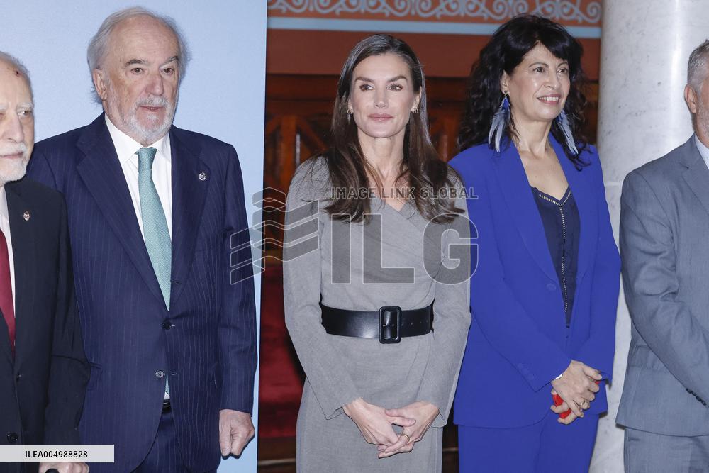 Queen Letizia At FundeuRAE Anniversary - Madrid