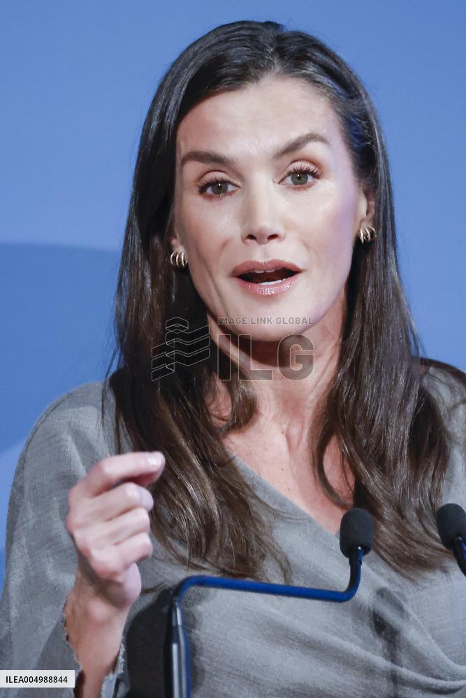 Queen Letizia At FundeuRAE Anniversary - Madrid