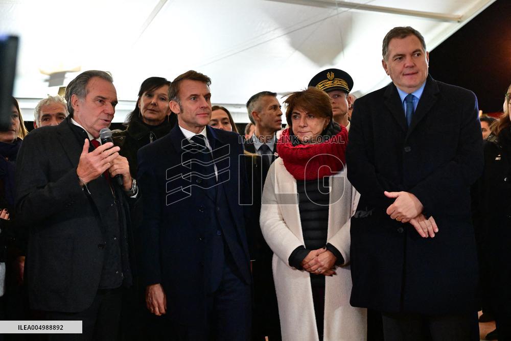 President Macron Visits Expansion Marseille Saint-Charles Site - Marseille