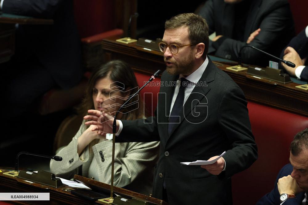 Prime Minister Meloni Addresses Chamber of Deputies - Rome