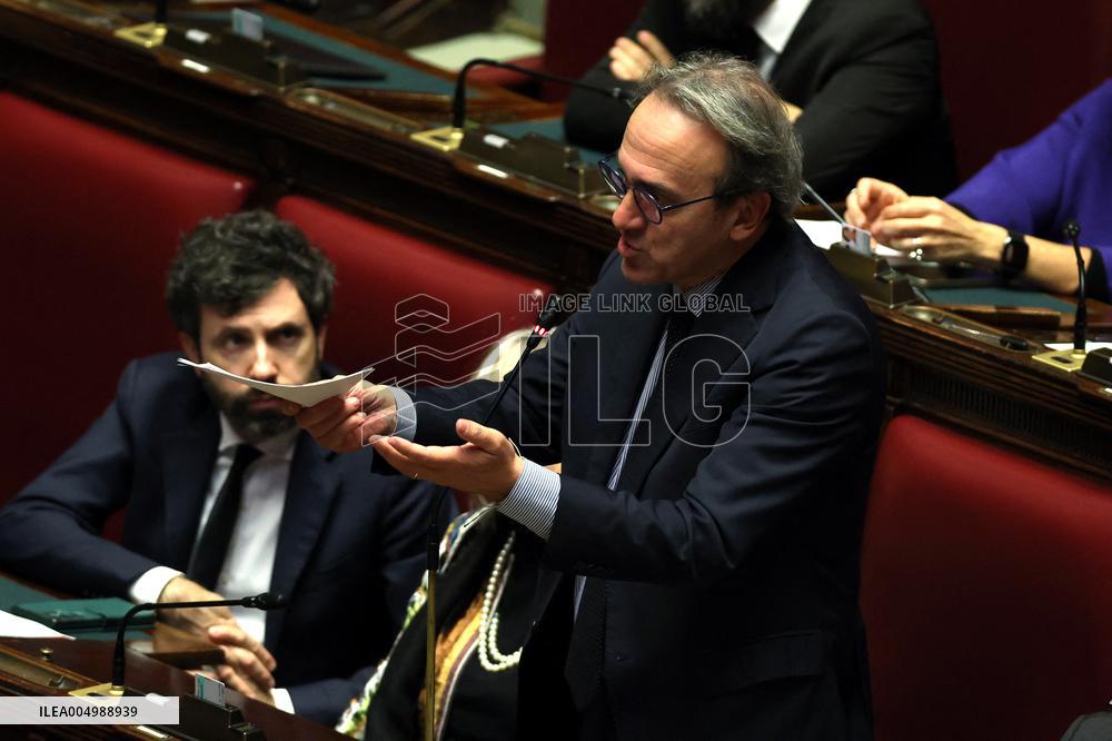 Prime Minister Meloni Addresses Chamber of Deputies - Rome