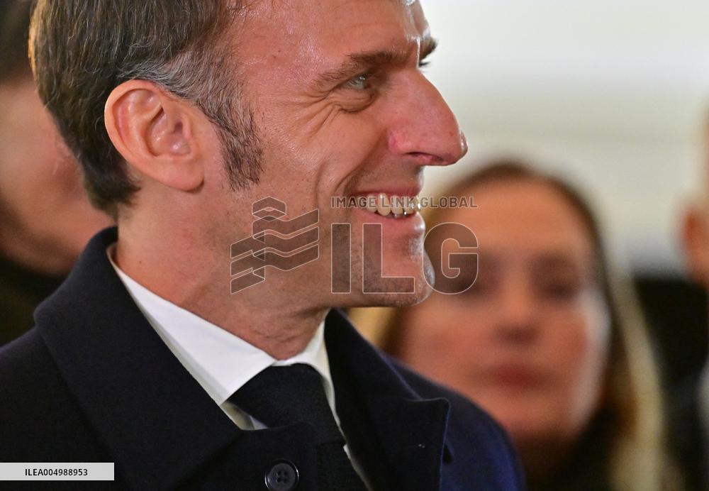 President Macron Visits Expansion Marseille Saint-Charles Site - Marseille