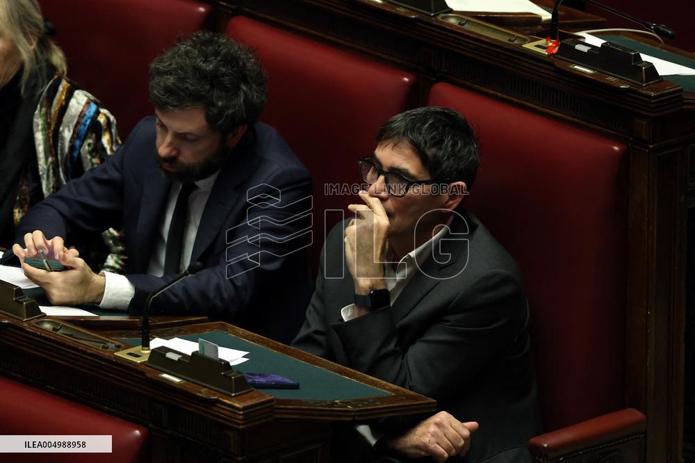 Prime Minister Meloni Addresses Chamber of Deputies - Rome