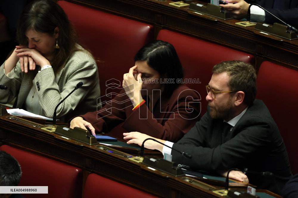 Prime Minister Meloni Addresses Chamber of Deputies - Rome