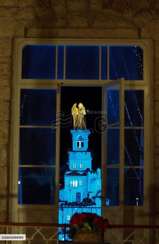 Christmas Decorations Light up The Streers of Jounieh - Lebanon