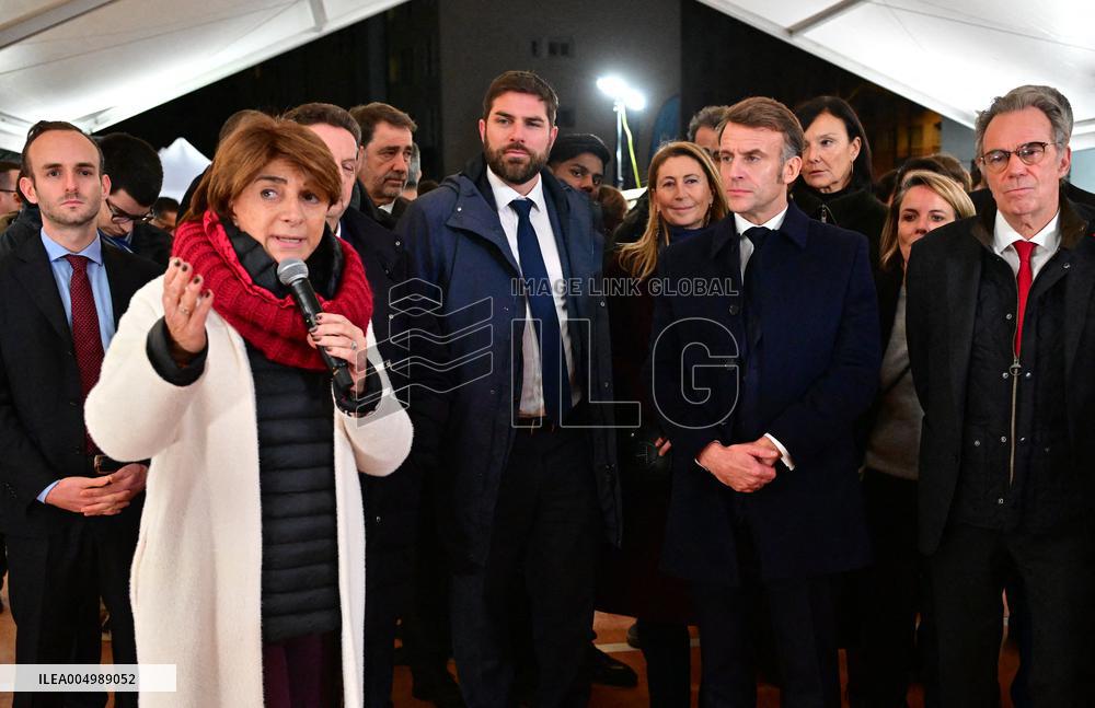 President Macron Visits Expansion Marseille Saint-Charles Site - Marseille