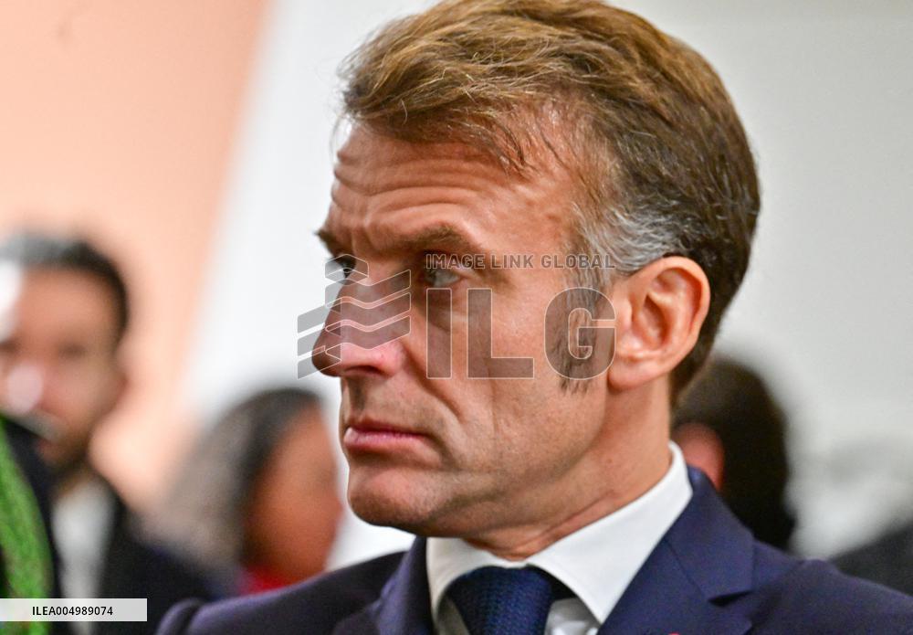 President Macron Inaugurates Baumettes 3 Extension - Marseille