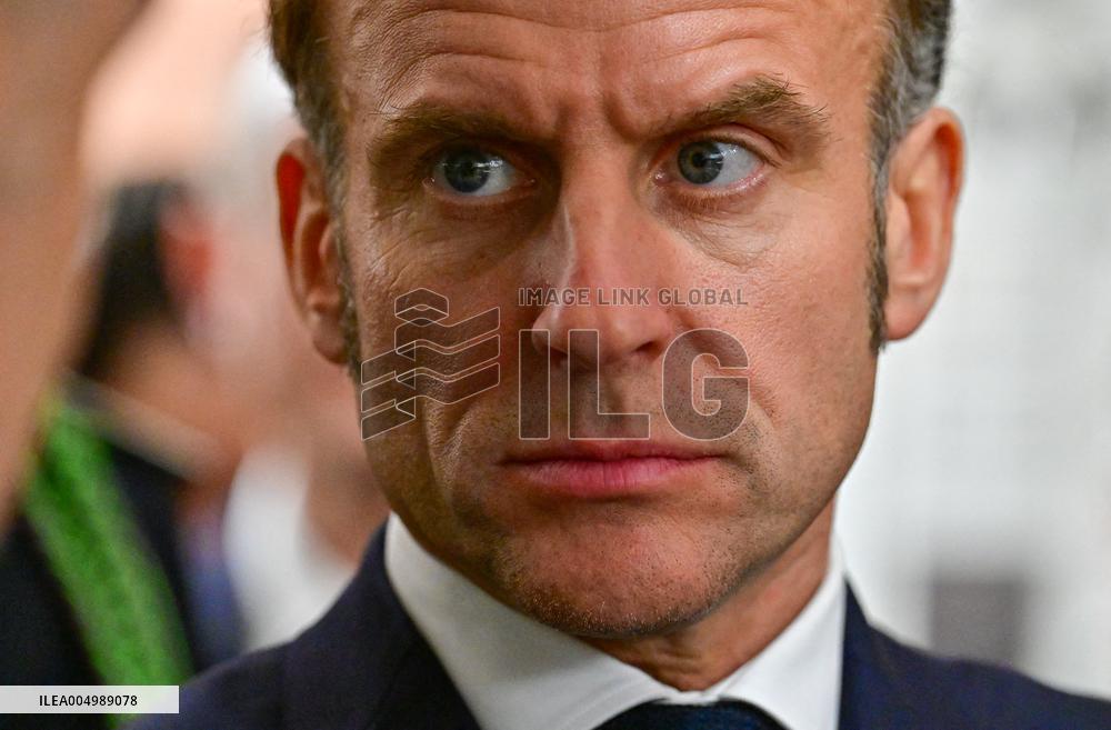 President Macron Inaugurates Baumettes 3 Extension - Marseille