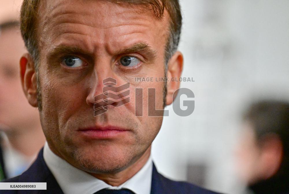 President Macron Inaugurates Baumettes 3 Extension - Marseille