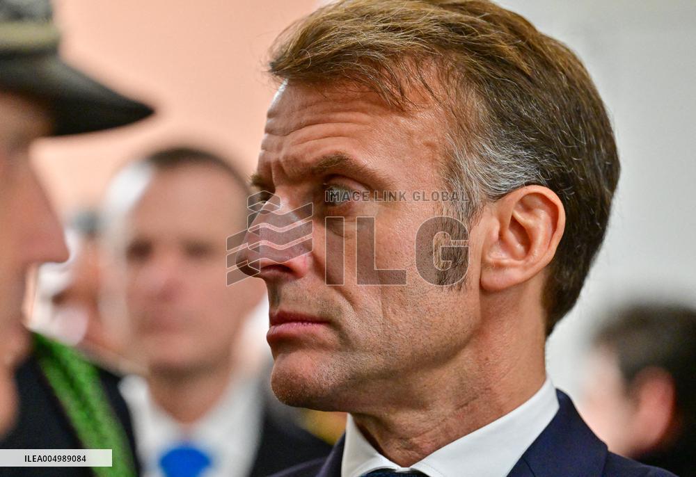 President Macron Inaugurates Baumettes 3 Extension - Marseille