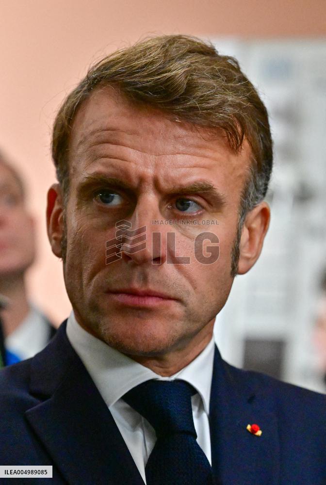 President Macron Inaugurates Baumettes 3 Extension - Marseille