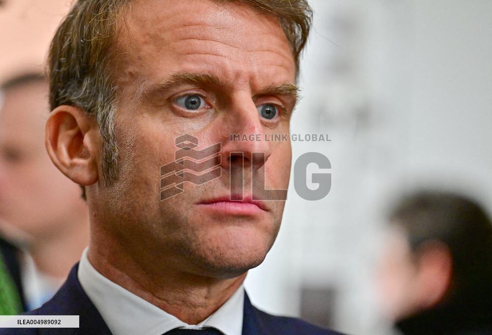 President Macron Inaugurates Baumettes 3 Extension - Marseille