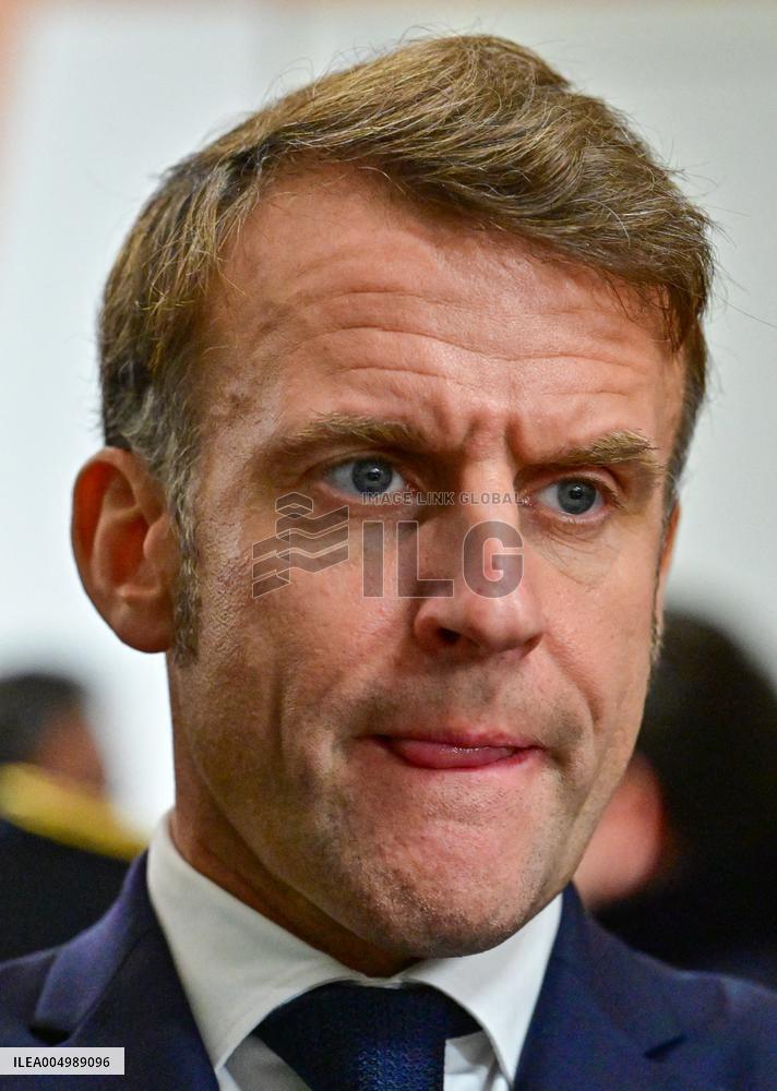 President Macron Inaugurates Baumettes 3 Extension - Marseille