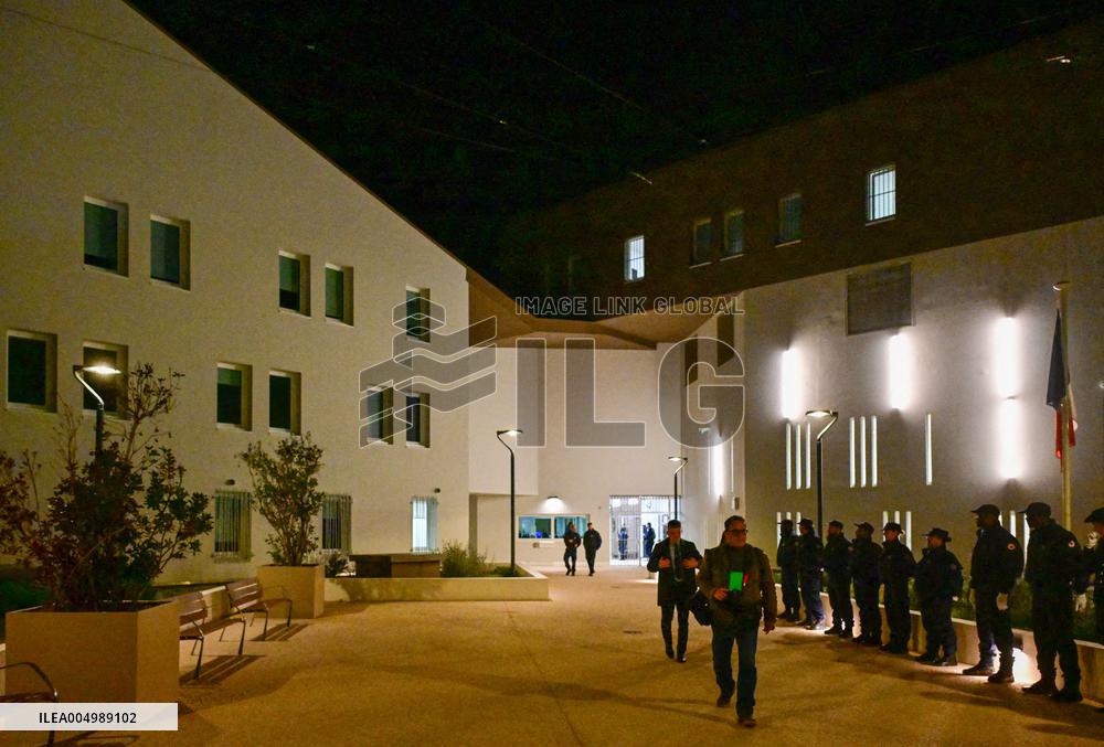 President Macron Inaugurates Baumettes 3 Extension - Marseille