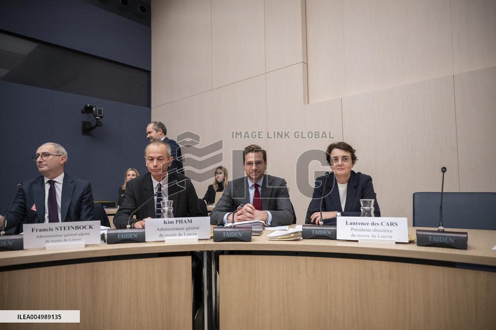Senate Culture Committee at the French Senate - Paris