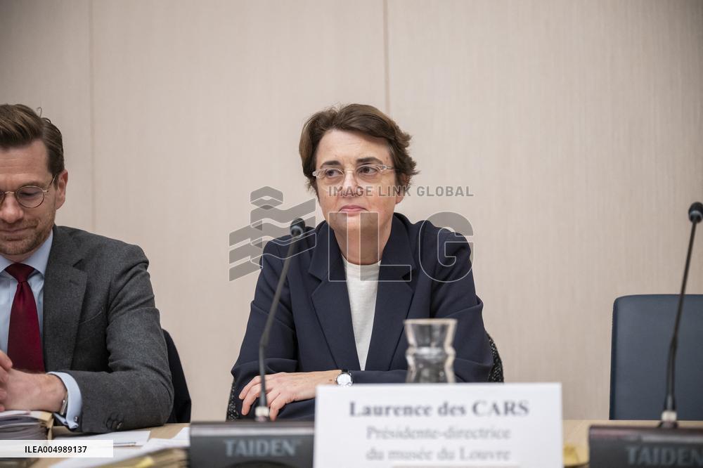 Senate Culture Committee at the French Senate - Paris