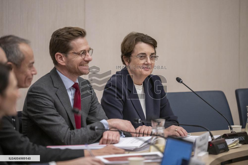 Senate Culture Committee at the French Senate - Paris