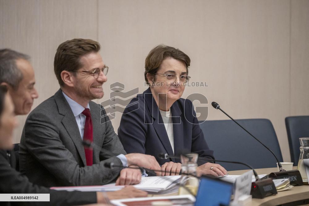 Senate Culture Committee at the French Senate - Paris