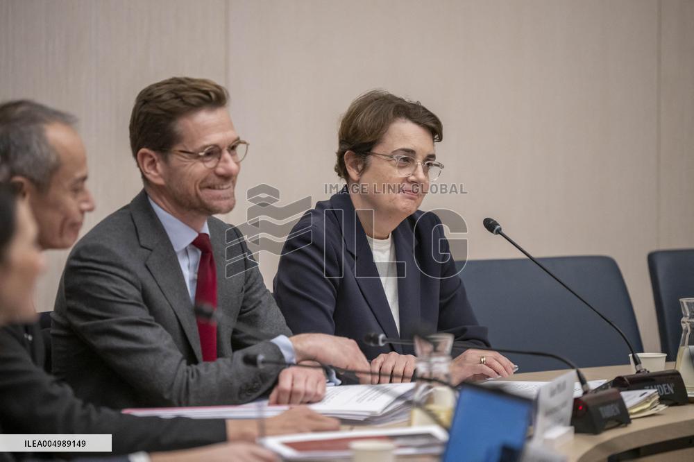 Senate Culture Committee at the French Senate - Paris