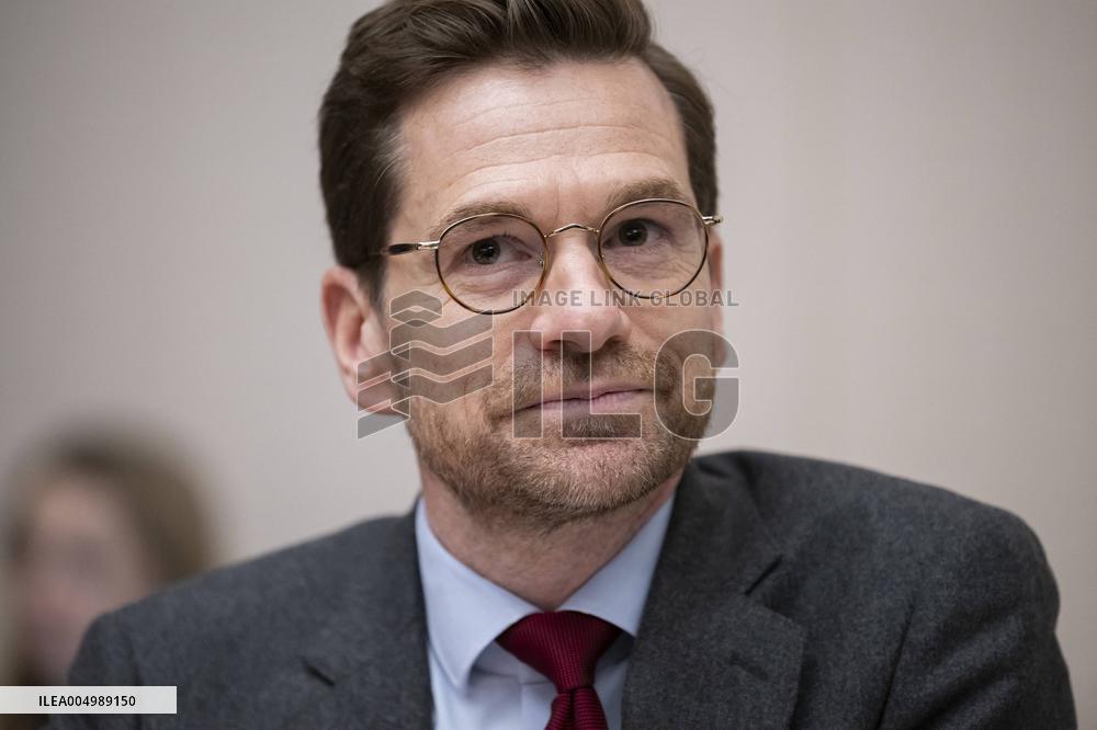 Senate Culture Committee at the French Senate - Paris