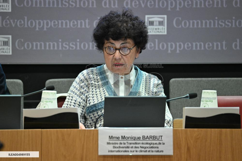 Hearing of Monique Barbut on COP 30 at the National Assembly - Paris