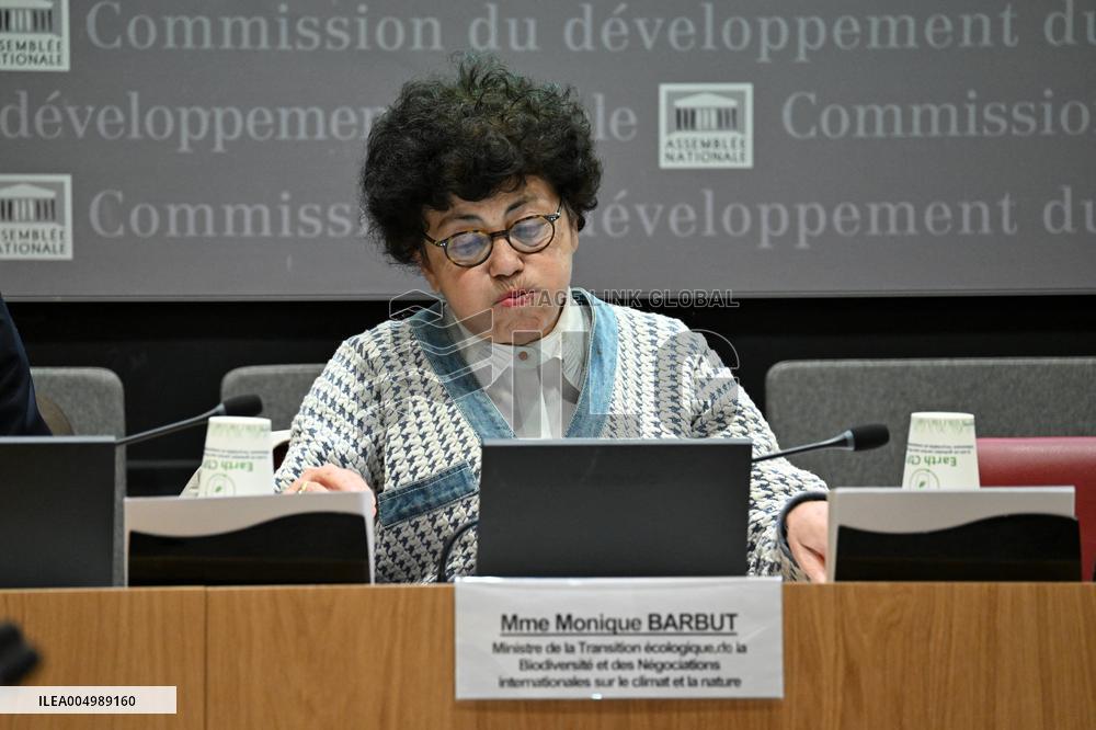 Hearing of Monique Barbut on COP 30 at the National Assembly - Paris