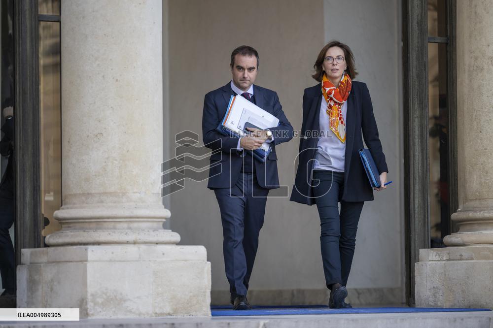 Weekly Cabinet Meeting - Paris