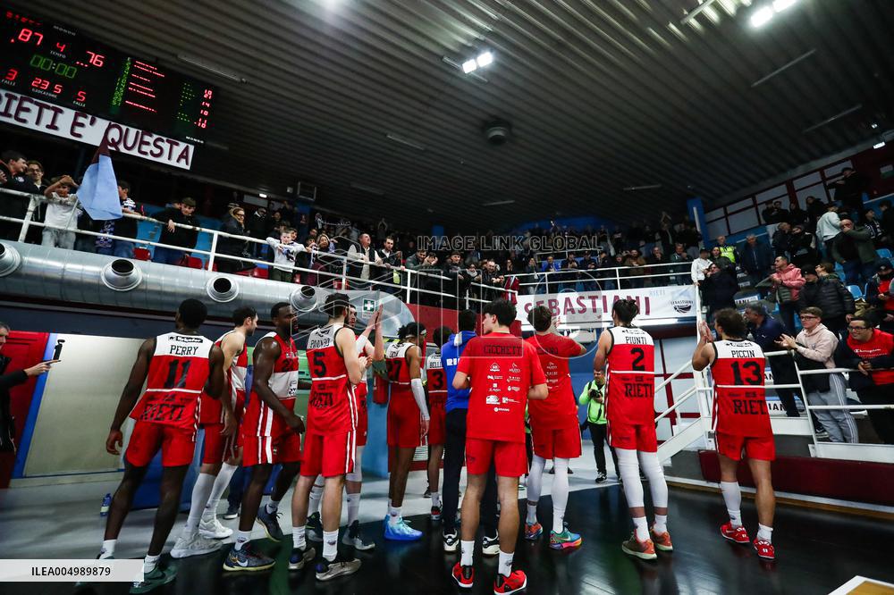 BASKET - Serie A2 - RSR Sebastiani Rieti vs Valtur Brindisi