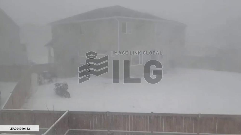 Canada: Severe Storm Brings Whiteouts, Dangerous Driving Conditions Across Alberta 2