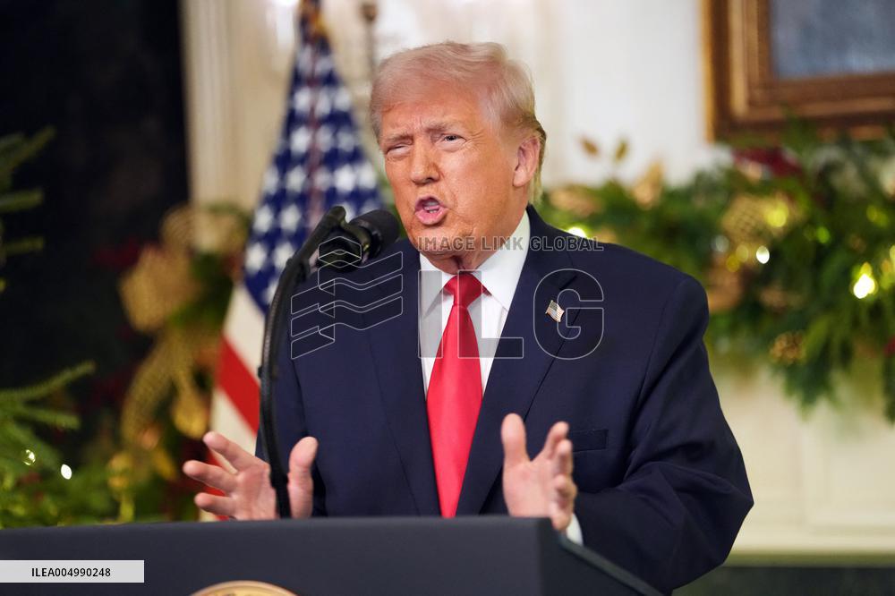 President Donald Trump Delivers An Address To The Nation - DC