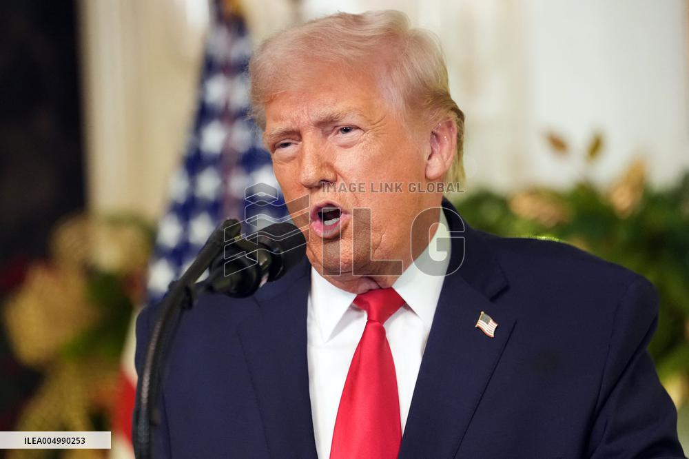 President Donald Trump Delivers An Address To The Nation - DC